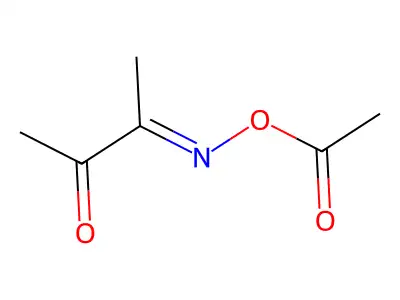 (3-Oxobutan-2-ylideneamino) acetate structure