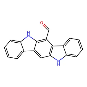 6-甲酰基吲哚并[3,2-b]咔唑 structure