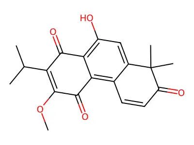 Agastaquinone structure