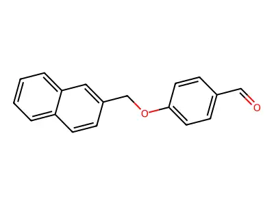 4-(2-萘甲氧基)苯甲醛 structure