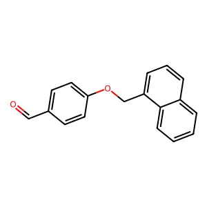 4-(1-Naphthylmethoxy)benzaldehyde structure