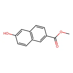 Methyl 6-hydroxy-2-naphthoate structure