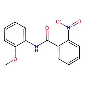 N-(2-methoxyphenyl)-2-nitrobenzamide structure