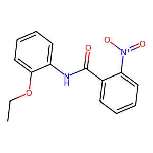 N-(2-ethoxyphenyl)-2-nitrobenzamide structure
