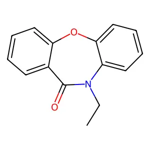 10-Ethyl-dibenz(b,f)(1,4)oxazepin-11-(10H)-one structure