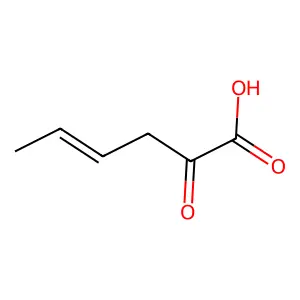 2-氧代-4-己烯酸 structure