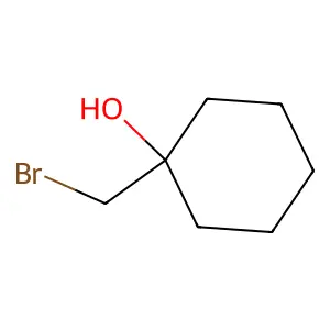1-(Bromomethyl)cyclohexan-1-ol structure