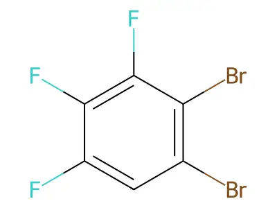 1,2-Dibromo-3,4,5-trifluorobenzene structure