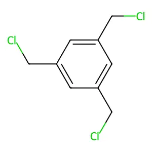 1,3,5-Tri(alpha-chloromethyl)benzene structure