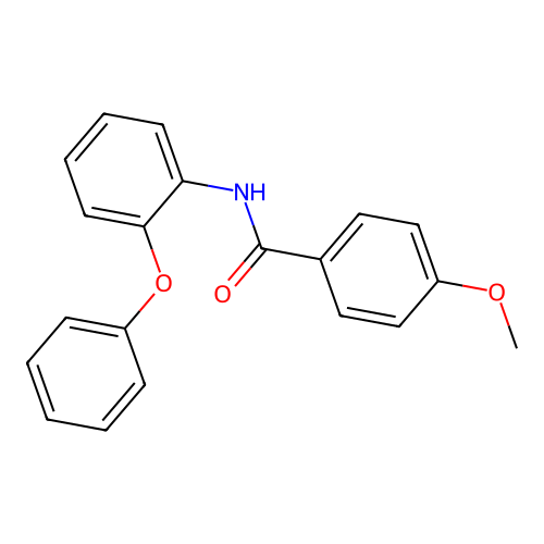 4-methoxy-N-(2-phenoxyphenyl)benzamide structure