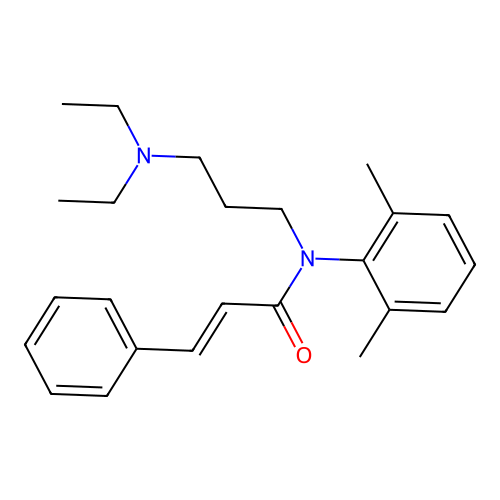Cinnamanilide, N-(3-(diethylamino)propyl)-2',6'-dimethyl- structure