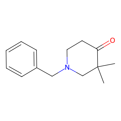 1-Benzyl-3,3-dimethylpiperidin-4-one structure