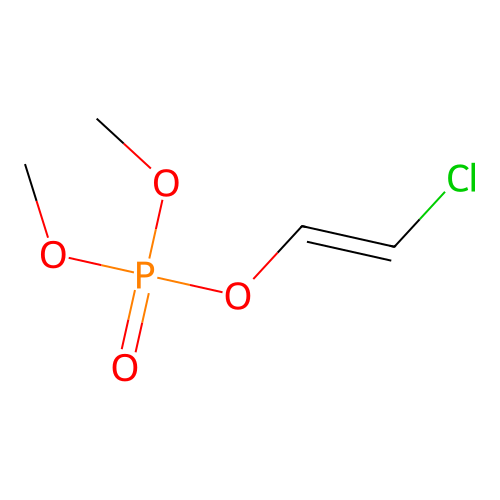 Phosphoric acid, 2-chloroethenyl dimethyl ester structure