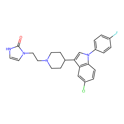 Dehydrosertindole structure