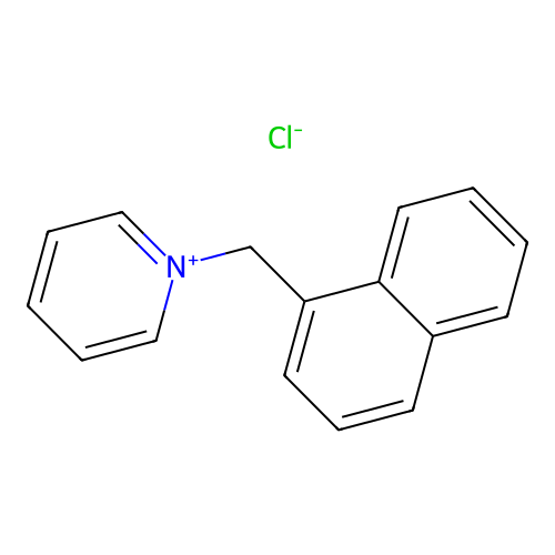 1-(Naphthylmethyl)pyridinium chloride structure