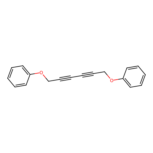 1,6-Diphenoxy-2,4-hexadiyne structure