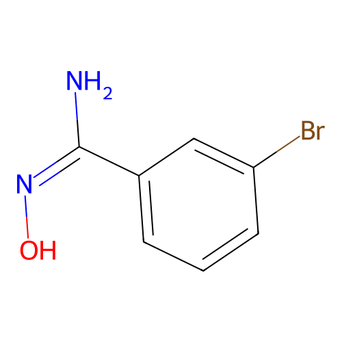 (E)-3-Bromo-N'-hydroxybenzimidamide structure