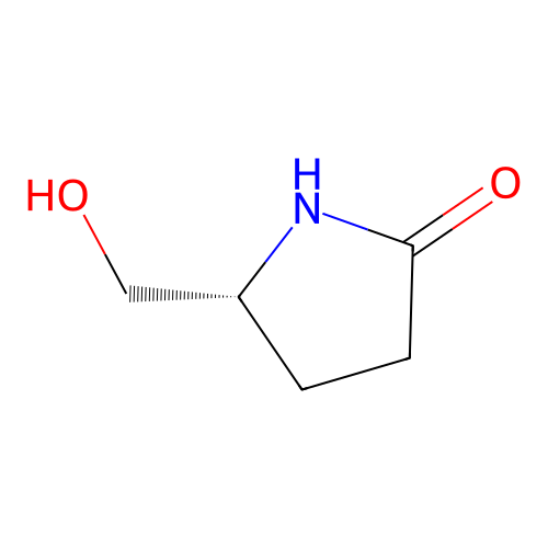 (R)-(-)-5-(Hydroxymethyl)-2-pyrrolidinone structure