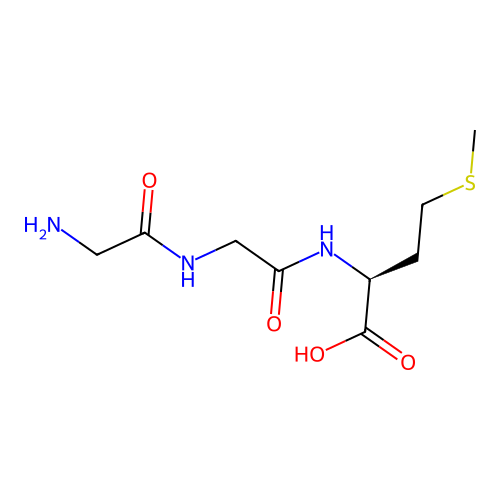 H-Gly-Gly-Met-OH structure