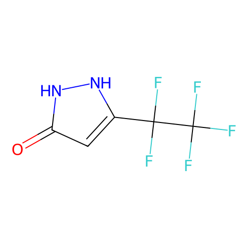 3-(pentafluoroethyl)-1H-pyrazol-5-ol structure