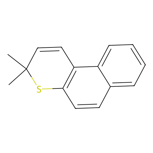3,3-Dimethylbenzo[f]thiochromene structure