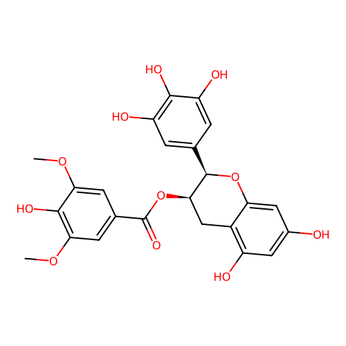 Epigallocatechin 3-O-(3,5-di-O-methylgallate) structure