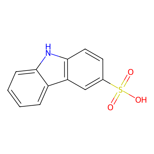 9h-Carbazole-3-sulfonic acid structure
