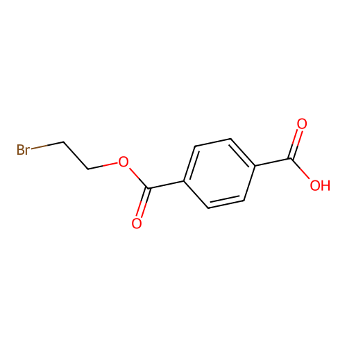 Terephthalic acid mono(2-bromoethyl) ester structure