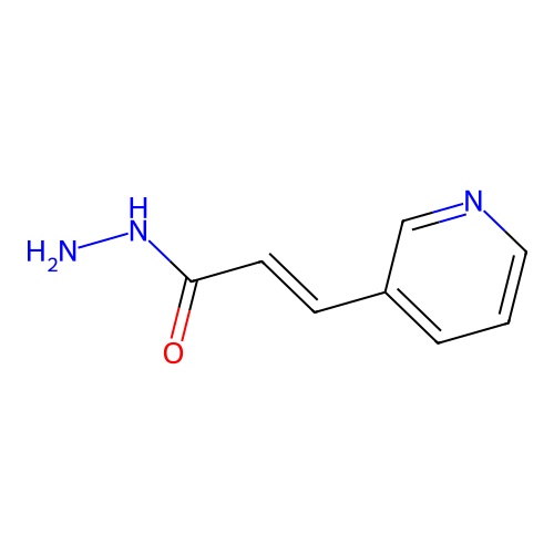 3-(3-吡啶基)丙烯酰肼 structure