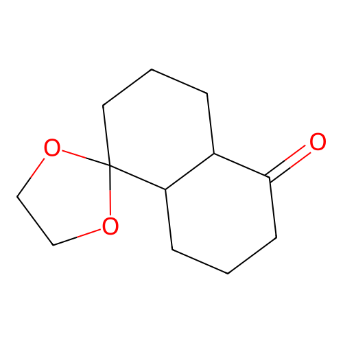 Spiro[1,3-dioxolane-2,5'-2,3,4,4a,6,7,8,8a-octahydronaphthalene]-1'-one structure
