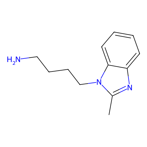 4-(2-Methyl-1H-benzimidazol-1-yl)-1-butanamine structure
