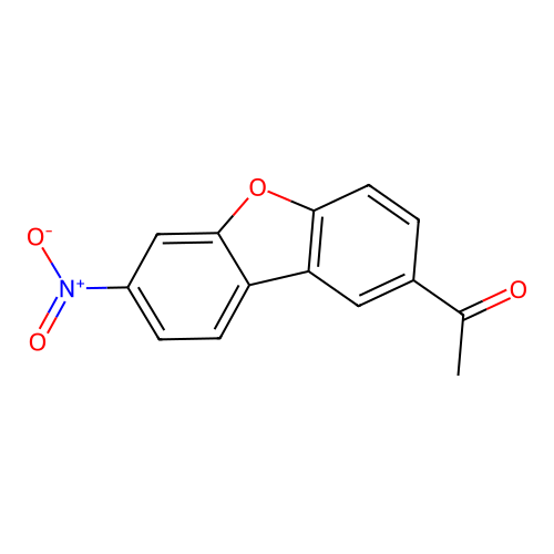 1-(7-Nitrodibenzo[b,d]furan-2-yl)ethanone structure