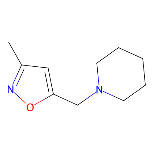 3-Methyl-5-(piperidylmethyl)isoxazole structure