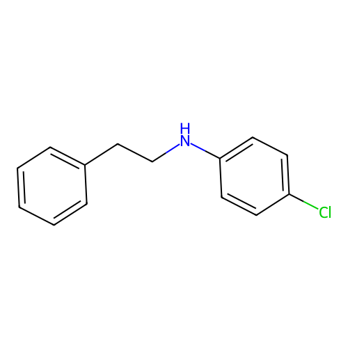 4-chloro-N-(2-phenylethyl)aniline structure