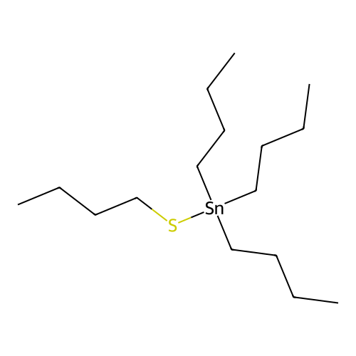 Tributyl(butylsulfanyl)stannane structure