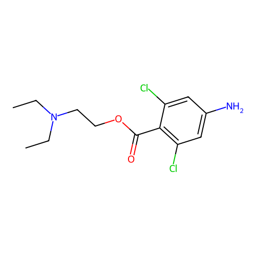 2-(Diethylamino)ethyl 4-amino-2,6-dichlorobenzoate structure