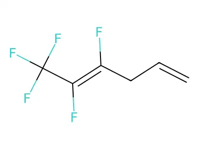 1,1,1,2,3-Pentafluoro-2,5-hexadiene structure