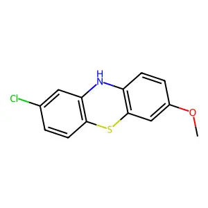 2-Chloro-7-methoxy-10H-phenothiazine structure