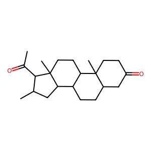 16-Methylpregnane-3,20-dione structure