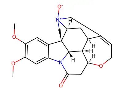 马钱子碱N-氧化物水合物 structure