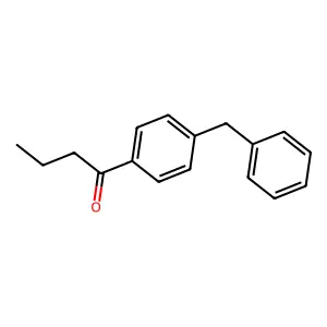 1-(4-Benzylphenyl)-1-butanone structure