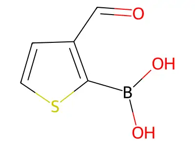 2-Formyl-3-thiopheneboronic acid structure