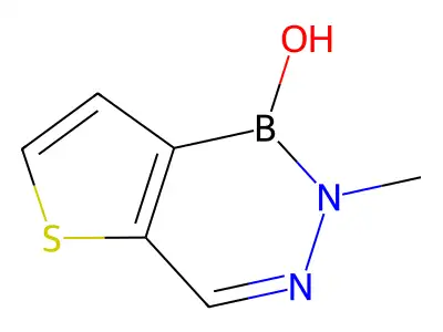 2-methylthieno[3,2-d][1,2,3]diazaborinin-1(2H)-ol structure