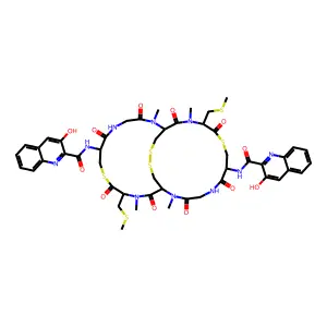 Thiocoraline structure