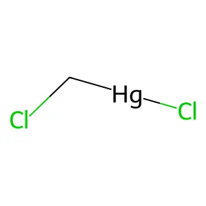 Mercury, chloro(chloromethyl)- structure