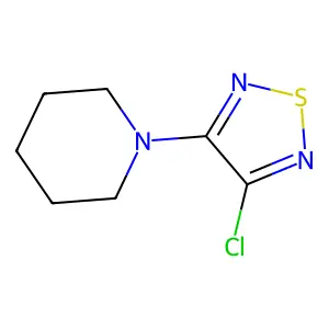 1-(4-Chloro-1,2,5-thiadiazol-3-yl)piperidine structure