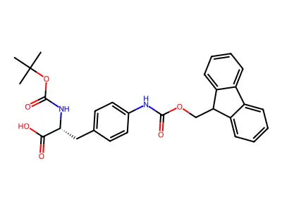 boc-phe(4-nhfmoc)-oh structure