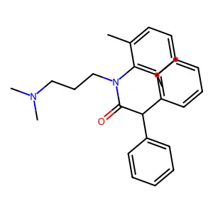 Acetanilide, N-(3-(dimethylamino)propyl)-2',6'-dimethyl-2,2-diphenyl- structure