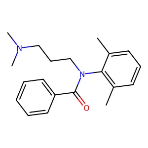 Benzanilide, N-(3-(dimethylamino)propyl)-2',6'-dimethyl- structure