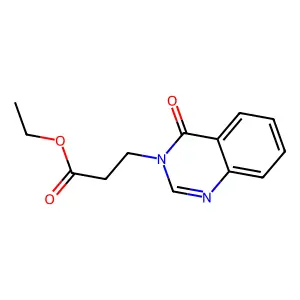 ethyl 3-(4-oxoquinazolin-3(4H)-yl)propanoate structure